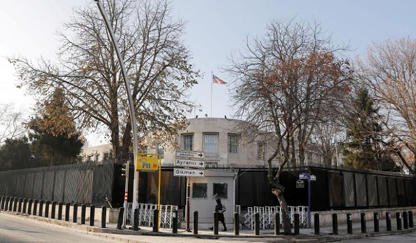 حمله بر سفارت امریکا در انقره تلفاتی نداشته است