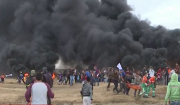حمله گسترده‌ هوایی رژیم اسراییل به مواضع جنبش حماس در نوار غزه