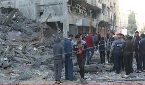 جنگنده های رژیم اسراییل بار دیگر نوار غزه را بمباران کردند