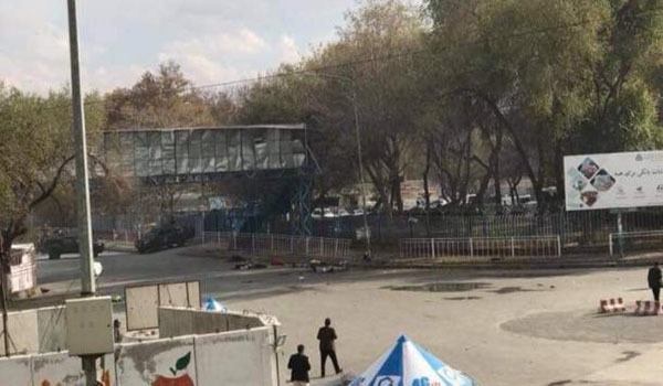 مهاجمان یک موتر بمبگذاری شده را در مربوطات حوزه شانزدهم شهر کابل منفجر کردند