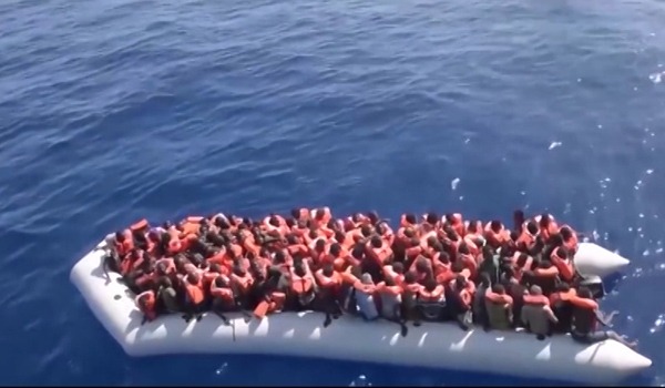 واژگون شدن کشتی های حامل مهاجران غیرقانونی در دریای مدیترانه