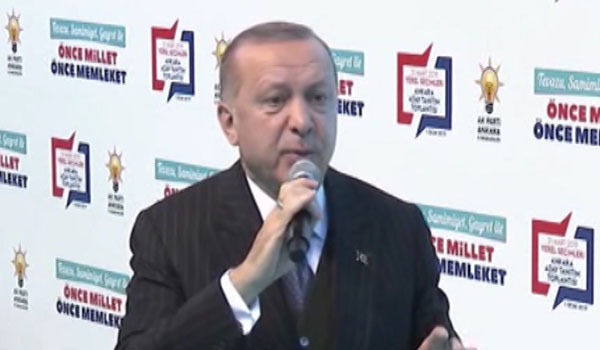 اردوغان: ترکیه برای از بین بردن گروه های تروریستی تلاش می کند