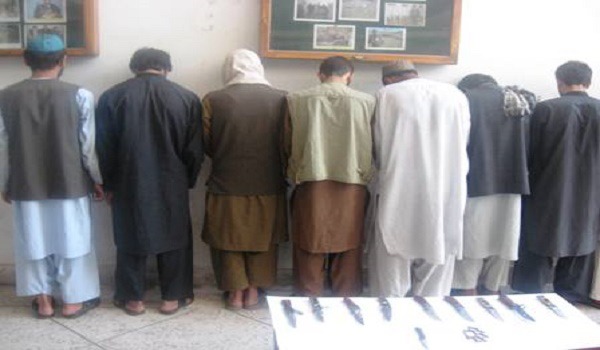 هفت تن در پیوند به جرم های جنایی در کابل بازداشت شدند