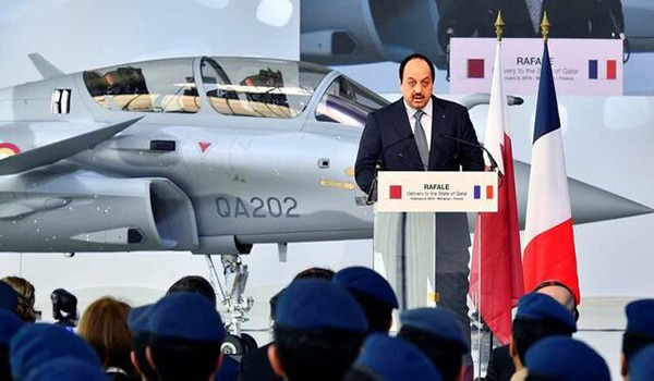 قطر اولین جنگنده رافال ساخت فرانسه را تحویل گرفت