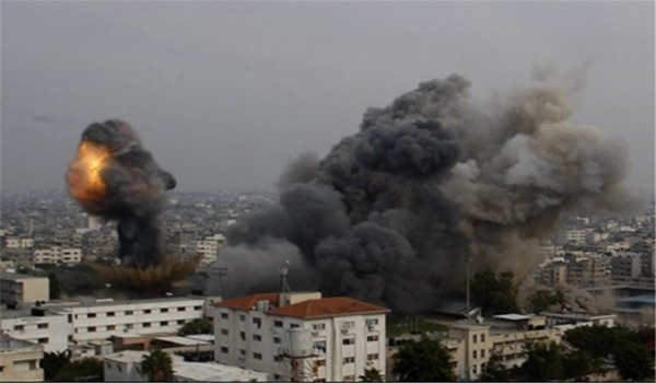 هدف قرار گرفتن بخش هایی از نوار غزه از سوی رژیم اسراییل