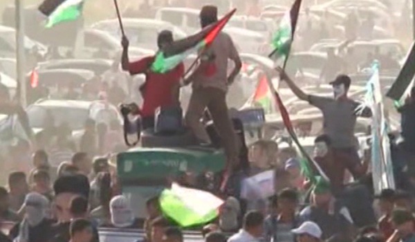 در دور جدید تظاهرات فلسطینی ها در نوار غزه دو تن شهید شدند