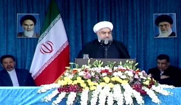 روحانی: دشمنان جمهوری اسلامی ایران هرگز به اهداف شان نخواهد رسید