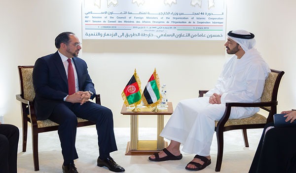 دیدار وزیر امور خارجه کشور با وزیر امور خارجه امارات متحد عربی