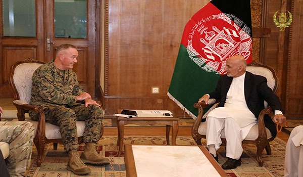 تاکید آمریکا و افغانستان بر مبارزه علیه تروریزم و تقویت نیروهای امنیتی کشور