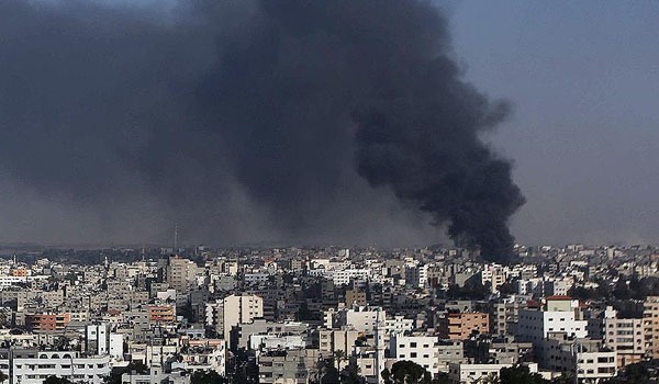 بمباران نوار غزه ازسوی جنگنده های رژیم اسراییل
