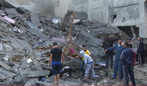 بمباران مناطقی در شمال غزه توسط نظامیان رژیم اسراییل