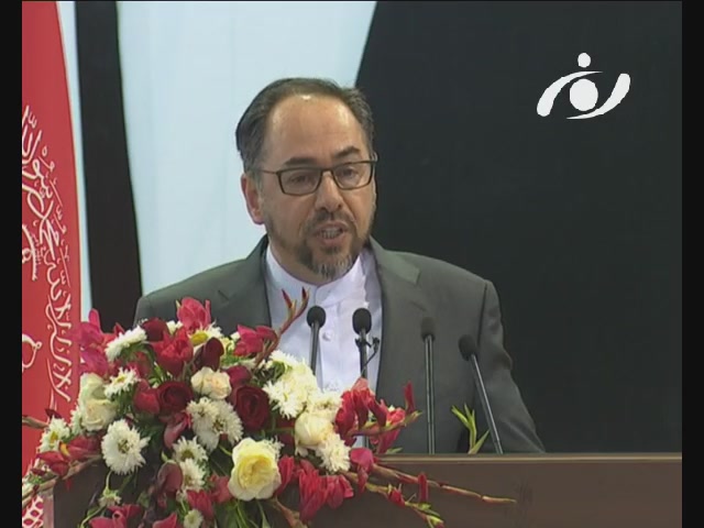 سخنرانی صلاح الدین ربانی وزیر امور خارجه کشور در مراسم هشتمین سالگرد شهادت استاد شهید