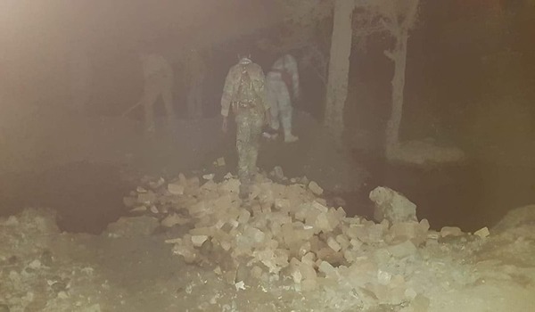 تخریب یک کارخانه ماین سازی طالبان در ولایت بغلان