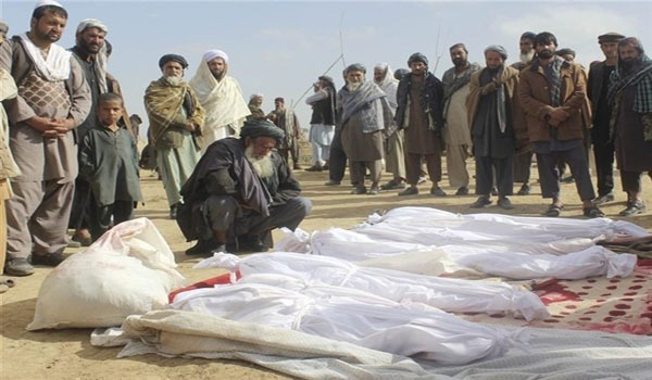کشته شدن ۶ غیرنظامی در اثر یک حمله هوایی نیروهای خارجی در ولایت غزنی