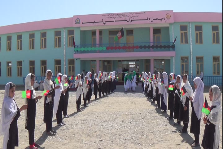 افتتاح یک مکتب دخترانه در زابل