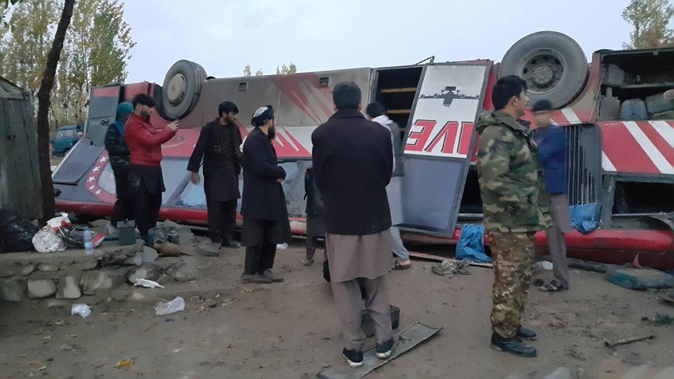 در یک رویداد ترافیکی در ولسوالی کلفگان ولایت تخار پنج مسافر جان باختند