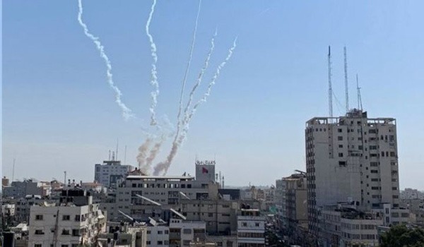 حمله هوایی اسراییل بر اهداف گروه حماس در غزه