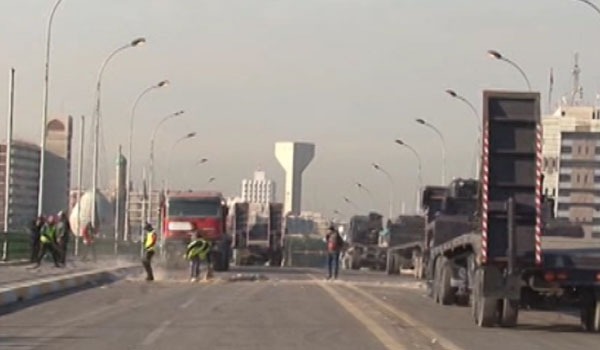 بازگشایی میدان ها، پل ها و مسیرهای رفت و آمد در بغداد