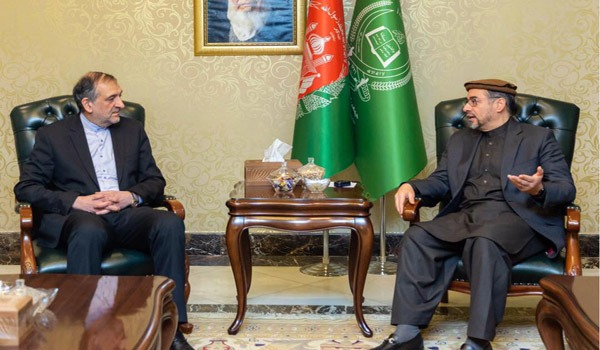 دیدار سفیر ایران در کابل با صلاح الدین ربانی رییس جمعیت اسلامی افغانستان
