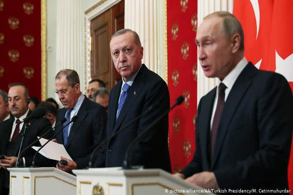 توافق روسیه و ترکیه به برقراری آتش بس در ادلب سوریه
