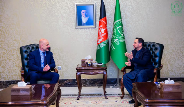 دیدار رییس جمعیت اسلامی افغانستان با سفیر چک