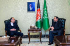 دیدار رییس جمعیت اسلامی افغانستان با سفیر ایران مقیم کابل