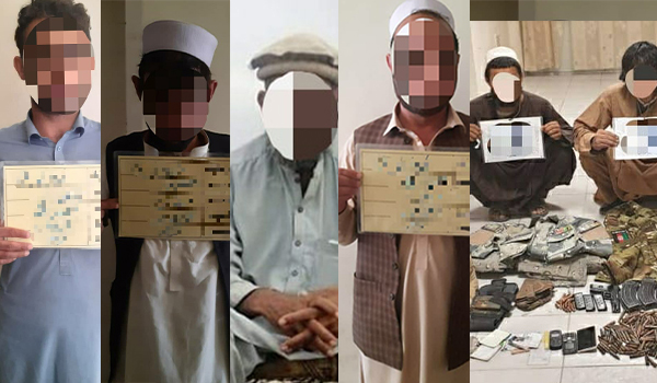 بازداشت شش تن درپیوند به همکاری با طالبان در کندهار و ننگرهار