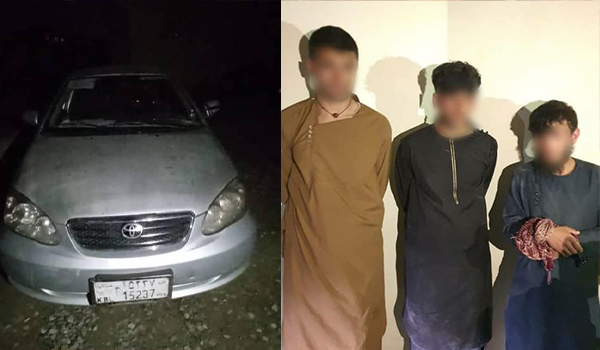 بازداشت سه دزد در کابل