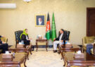 دیدار صلاح الدین ربانی با فرستاده ویژه دبیرکل سازمان ملل متحد برای افغانستان