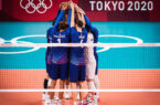تیم ملی والیبال فرانسه در فینال مسابقات والیبال بازی‌های المپیک، با شکست روسیه قهرمان شد