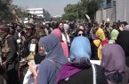 به خشونت کشیده شدن اعتراض فعالان زن در کابل