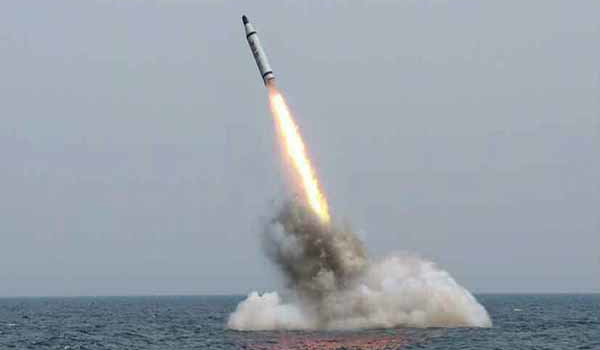 آزمایش موشک جدید دریا به زمین ازطرف کره شمالی