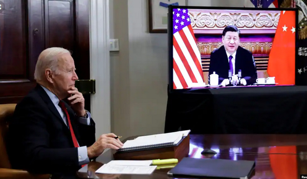 بایدن: رقابت میان چین و امریکا نباید به درگیری مبدل شود