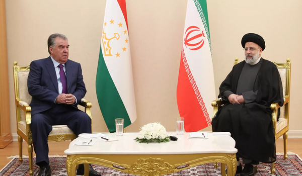 دیدار رییس‌جمهور ایران با رییس‌جمهور تاجیکستان