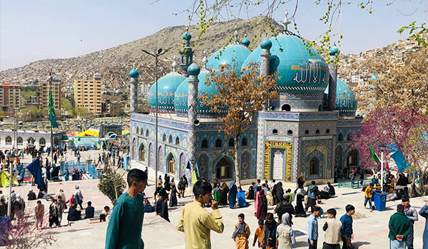 نوروز با برافراشته شدن جهنده در منطقه‌ی کارته سخی کابل بزرگداشت شد