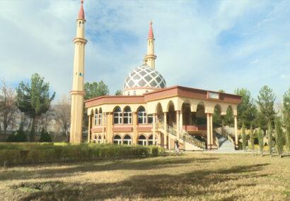 افتتاح مسجد جامع بیبی ظاهره ربانی واقع در دانشگاه بدخشان