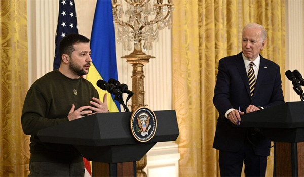 تاکید رییس‌جمهور امریکا بر حمایت دوامدار از اوکراین