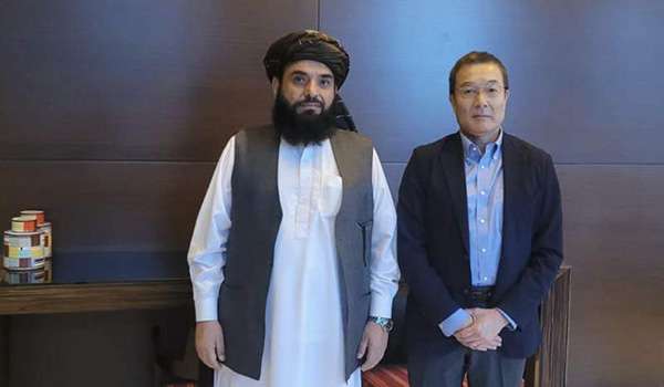 دیدار رییس دفتر سیاسی حکومت سرپرست با سفیر جاپان در افغانستان