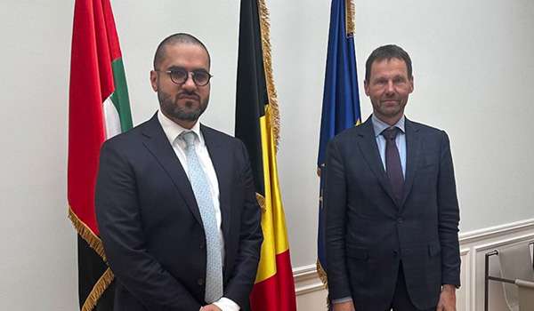 دیدار نماینده ویژه‌ی اروپا برای افغانستان با سفیر امارات متحده در بروکسل