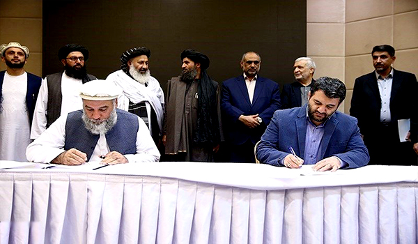 امضا چندین تفاهمنامه همکاری اقتصادی میان کابل و تهران