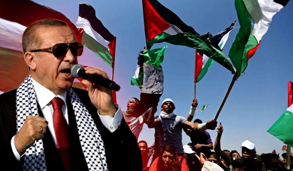 اردوغان: غزه سرزمین فلسطینیان است
