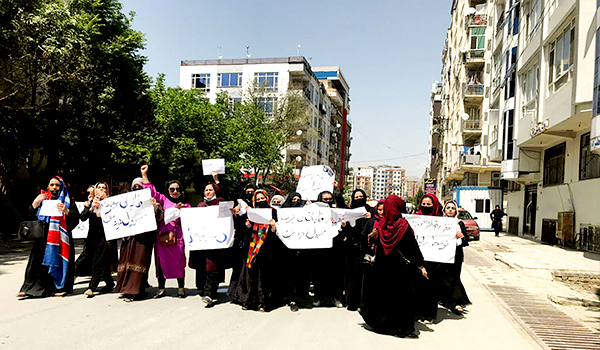 سازمان عفو بین‌الملل در حمایت از زنان افغانستان اظهارات یکی از فعالان را منتشر کرد