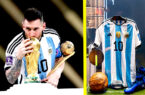 اهدای پیراهن لیونل مسی در فینال جام جهانی ۲۰۲۲ به نادال