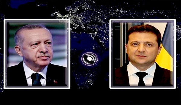 گفت‌گوی تلفنی اردوغان و زلنسکی درباره جنگ اوکراین