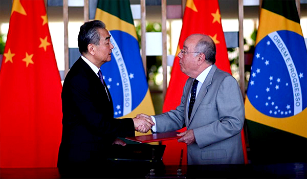 استقبال چین از حمایت برزیل از سیاست این کشور در قبال تایوان