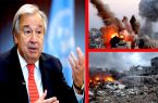 دبیرکل سازمان ملل: خواهان آتش‌بس فوری در نوار غزه هستیم