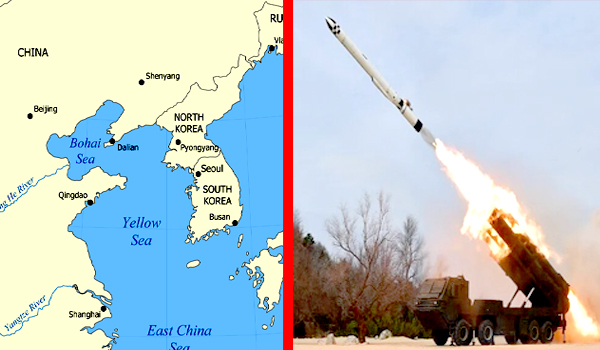 کوریای شمالی چند موشک کروز را به سمت دریای زرد شلیک کرد