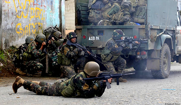 درگیری نیروهای دولتی فیلپین با عناصر یک گروه شورشی در این کشور