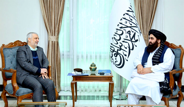 امیرخان متقی و کاظمی قمی در کابل روی موضوعات مختلف گفت‌وگو کردند