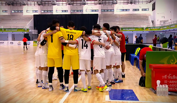 پیروزی تیم ملی فوتسال افغانستان مقابل تیم فوتسال استرالیا